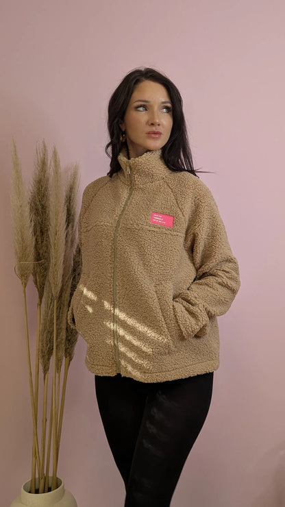 Teddyjacke - Sweetart Beige