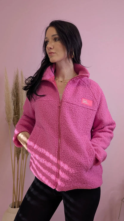 Teddyjacke - Sweetart Pink