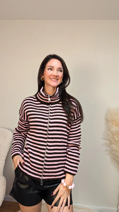Strickjacke - Candy Stripe